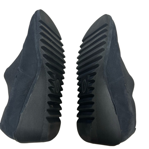 COMFORTIVA Womens Size 9.5 M Black Suede Wedge Slip On Memory Foam Retail $110 - Picture 7 of 7